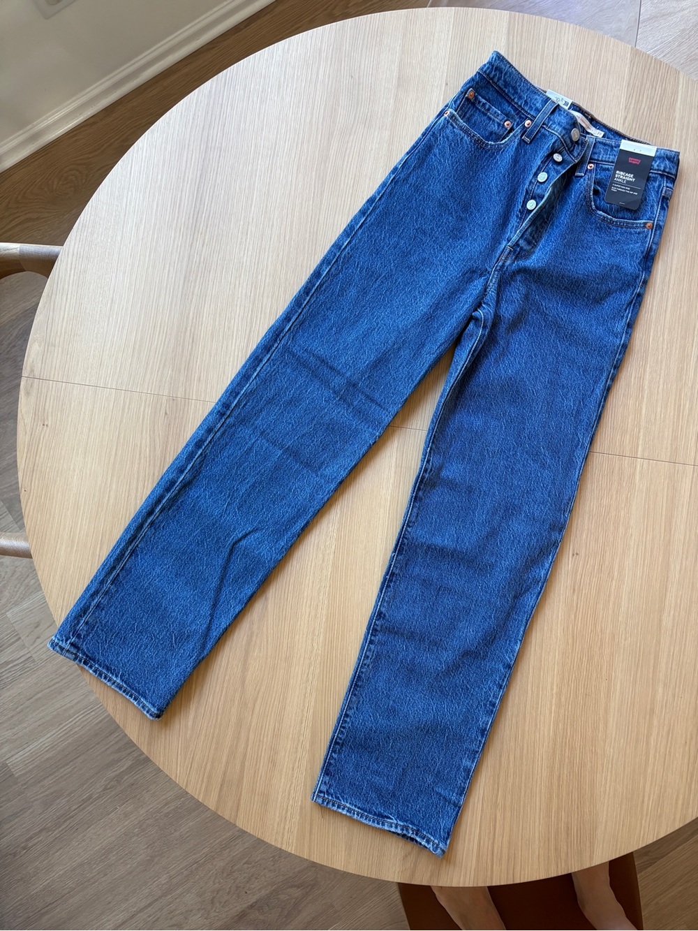 Levi’s Ribcage Straight Ankle Jean-Blue